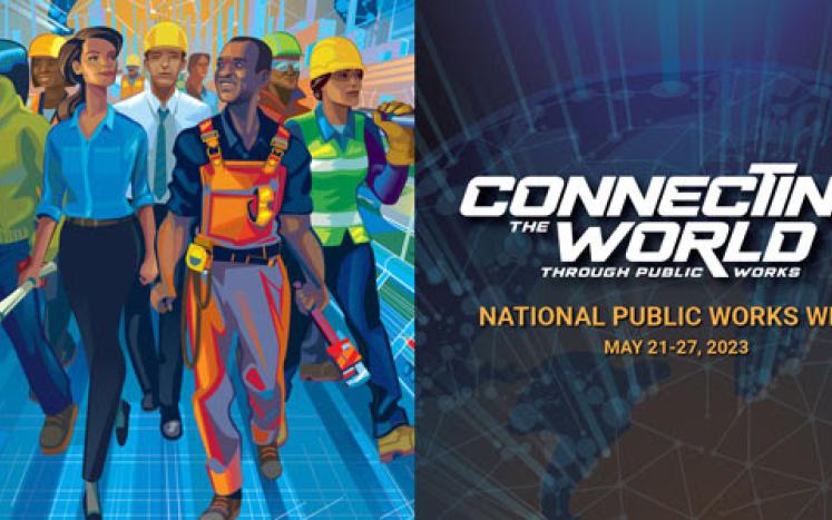 Depiction of Public Works employees